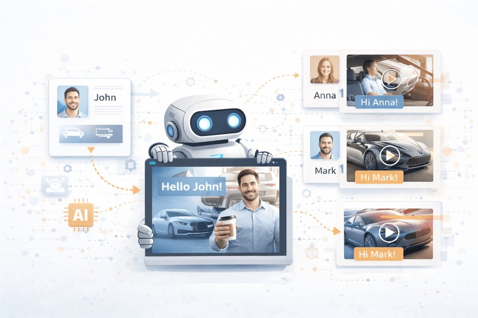 Personnalisation vidéo par IA : Scaler les campagnes d'essai routier automobile auprès de 10 000+ prospects