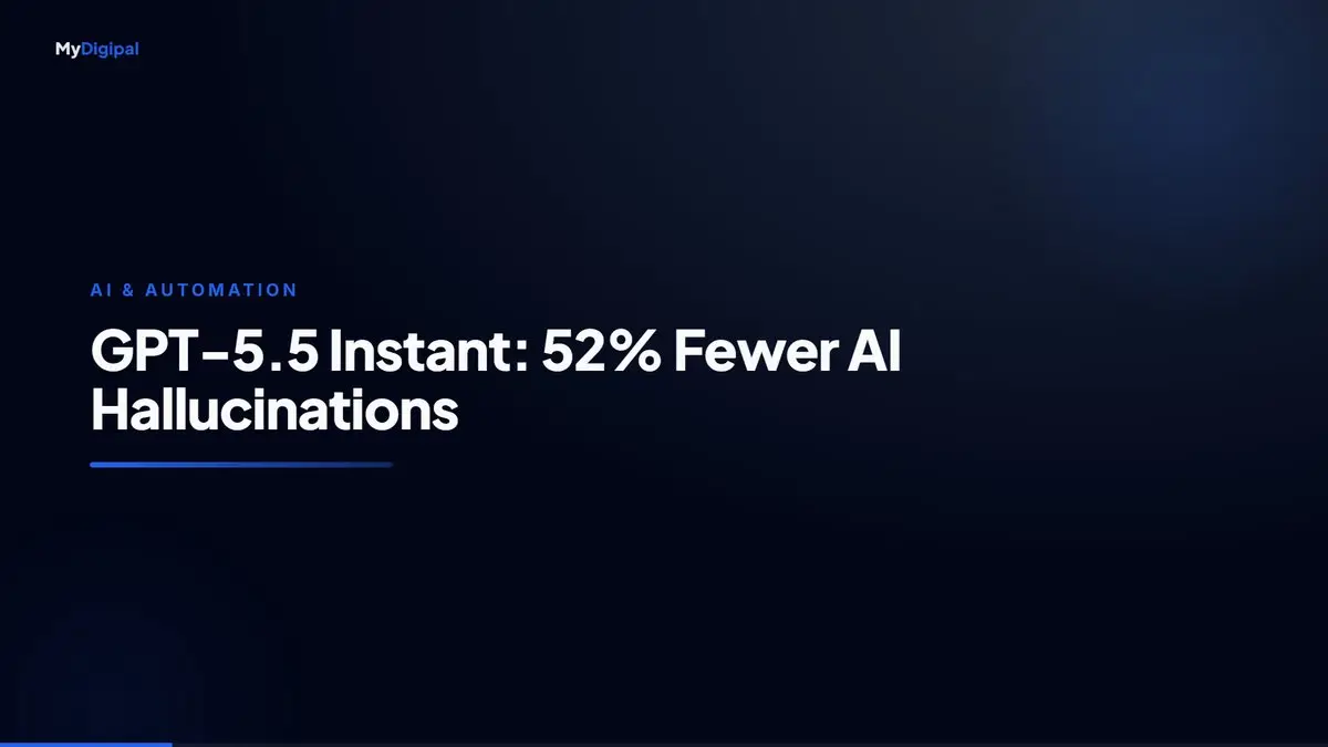 GPT-5.5 Instant Cut Hallucinations by 52%. Can You Trust AI With Client Content Now?