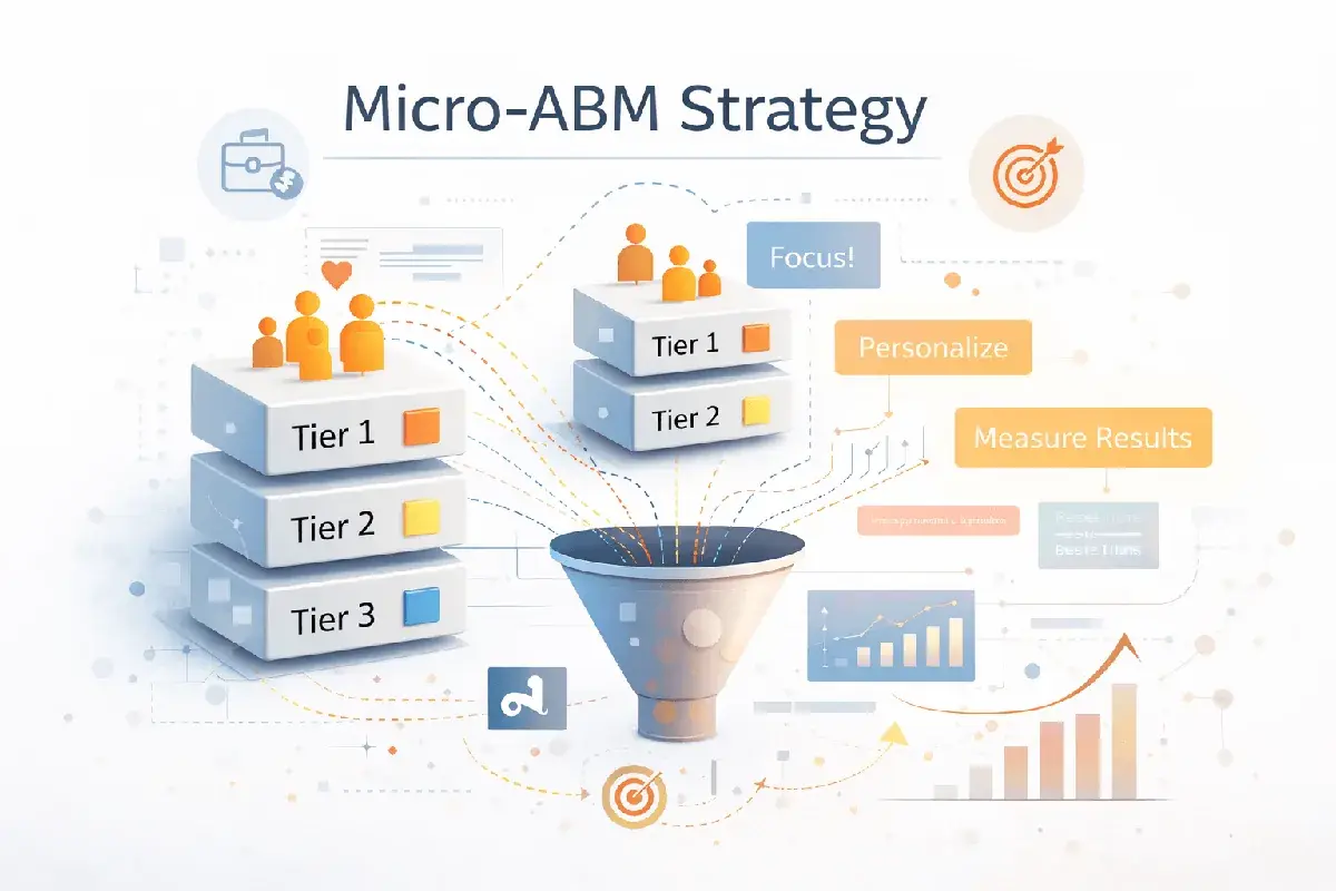 Micro-ABM pour le mid-market : Déployer des tactiques ABM sans budgets enterprise